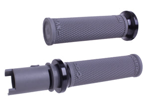 ODI Lock-On Ruffian Grips For 2024-Up-Touring & 2025-Up M8 Softails Graphite/Black