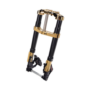 OG Gold Plating 2014-2023 Touring Inverted Front End Complete kit Drop 1 inch