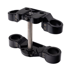 Black 2020-Up Softail Lowrider S & ST Drop 1" Triple Trees kit