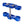 Blue 2020-Up Softail Lowrider S & ST Triple Trees kit