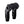 OG Black 6.5 inch Pull Back Risers with Black Standard Top Clamp