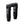 OG Black 6.5 inch Straight Risers with Black Standard Top Clamp