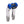 OG Aluminum 8.5 inch Pull Back Risers with Blue Digital Gauge Cut Out Top Clamp