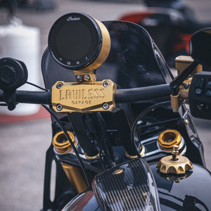 Indian Motorcycles Chief Gold Billet Gauge Pod