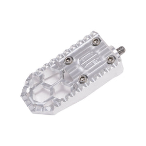 Aluminum Finish Harley Davidson Touring Bagger Mini Brake Pedal Gripper kit for Adjustable Brake Arm