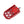Red Harley Davidson and Indian Touring Bagger Brake Pedal Gripper kit for Adjustable Brake Arm
