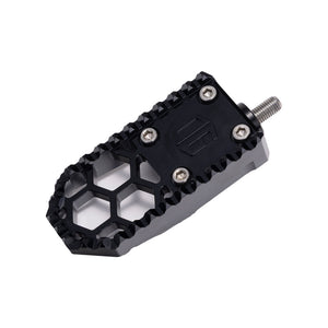 Black Harley Davidson Touring Bagger Mini Brake Pedal Gripper kit for Adjustable Brake Arm