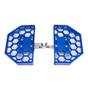 Original Garage Moto Blue Mini Floorboards for Harley-Davidson