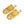 Gold Mini Foot Pegs For Harley Davidson