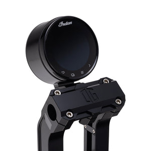 OG Indian Chief Billet Gauge Pod Rear Mount Black