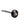 Black M8 Softail Billet Fork Stem Cap