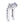 OG Aluminum Performance 8.5 inch Pull Back Riser Legs with Chrome Performance Top Clamp