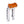 OG Aluminum Performance 8.5 inch Pull Back Riser Legs with Orange Performance Top Clamp