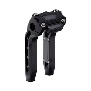 OG Black Performance 8.5 inch Pull Back Riser Legs with Black Performance Digital Gauge Top Clamp