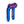 OG Blue Performance 8.5 inch Pull Back Riser Legs with Purple Performance Top Clamp