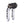 OG Chrome Performance 8.5 inch Pull Back Riser Legs with Black Chrome Performance Digital Gauge Top Clamp