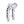 OG Chrome Performance 8.5 inch Pull Back Riser Legs with Aluminum Performance Top Clamp