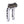 OG Chrome Performance 8.5 inch Pull Back Riser Legs with Black Chrome Performance Top Clamp
