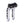 OG Chrome Performance 8.5 inch Pull Back Riser Legs with Black Performance Top Clamp