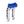 OG Chrome Performance 8.5 inch Pull Back Riser Legs with Blue Performance Top Clamp