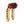 OG Gold Plating Performance 8.5 inch Pull Back Riser Legs with Red Performance Digital Gauge Top Clamp
