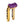 OG Gold Plating Performance 8.5 inch Pull Back Riser Legs with Purple Performance Top Clamp