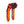 OG Orange Performance 8.5 inch Pull Back Riser Legs with Red Performance Digital Gauge Top Clamp