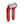 OG Red Performance 8.5 inch Pull Back Riser Legs with Chrome Performance Top Clamp