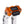 OG Orange Performance Digital Gauge Top Clamp on OG Aluminum Performance Riser Legs