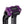 OG Purple Performance Digital Gauge Top Clamp on OG Black Performance Riser Legs