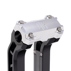 OG Aluminum Performance Top Clamp on OG Black Performance Riser Legs