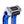 OG Chrome Performance Digital Gauge Top Clamp on OG Blue Performance Riser Legs