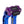 OG Purple Performance Digital Gauge Top Clamp on OG Blue Performance Riser Legs