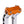 OG Orange Performance Top Clamp on OG Chrome Performance Riser Legs