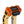 OG Orange Performance Digital Gauge Top Clamp on OG Gold Plating Performance Riser Legs