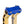 OG Blue Performance Top Clamp on OG Gold Plating Performance Riser Legs