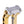OG Chrome Performance Top Clamp on OG Gold Plating Performance Riser Legs