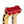 OG Red Performance Top Clamp on OG Gold Plating Performance Riser Legs
