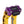 OG Purple Performance Digital Gauge Top Clamp on OG Gold Performance Riser Legs