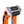 OG Chrome Performance Digital Gauge Top Clamp on OG Orange Performance Riser Legs