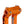 OG Orange Performance Top Clamp on OG Orange Performance Riser Legs