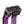 OG Black Chrome Performance Digital Gauge Top Clamp on OG Purple Performance Riser Legs
