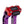 OG Red Performance Digital Gauge Top Clamp on OG Purple Performance Riser Legs