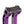 OG Black Chrome Performance Top Clamp on OG Purple Performance Riser Legs