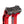 OG Black Chrome Performance Top Clamp on OG Red Performance Riser Legs