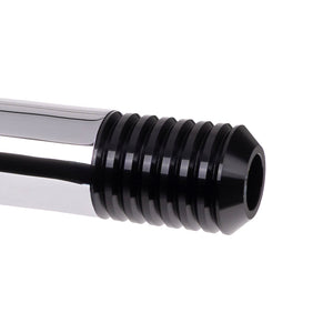 OG Replacement Billet Crash Bar Sliders Black On Chrome