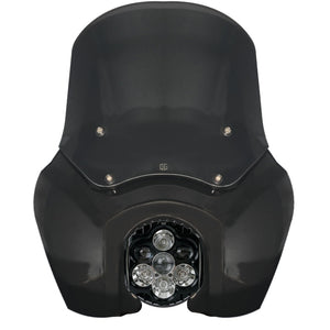 OG T-Sport Fairing kit for Harley-Davidson with Custom Dynamics Shark Demon 2