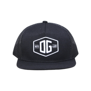 OG Classic Black Trucker Hat - Original Garage Moto