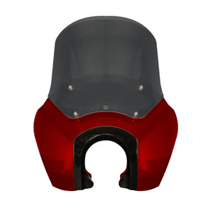 Original Garage Moto Softail Low Rider S Complete T-Sport Fairing Kit - Red Rock - OEM Headlight