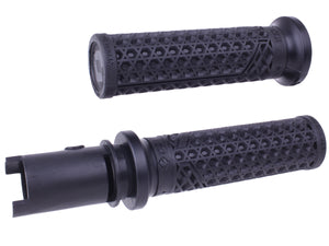 Vans V-Twin Lock-On Grips For 2024-Up-Touring & 2025-Up M8 Softails Black/Black